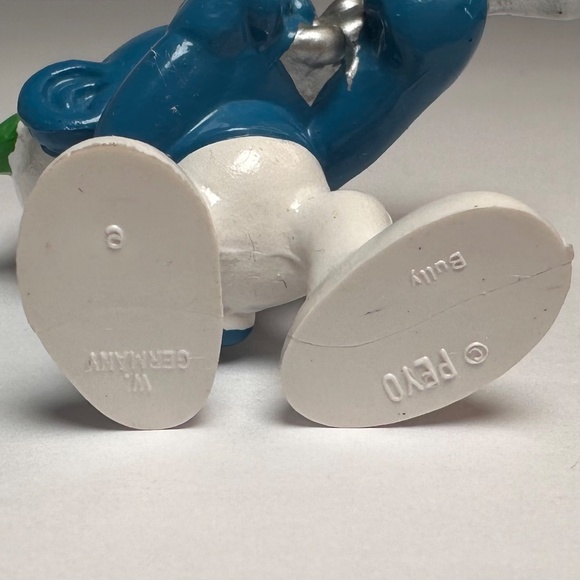 Vintage 1980 Schleich Bird Sho@ting Smurf – West Germany – Peyo - Picture 6 of 6